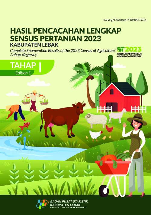 Hasil Pencacahan Lengkap Sensus Pertanian 2023 - Tahap I Kabupaten Lebak