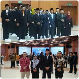 Inauguration of the Head of the Central Bureau of Statistics of Lebak Regency