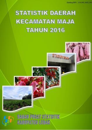 Statistik Daerah Kecamatan Maja 2016