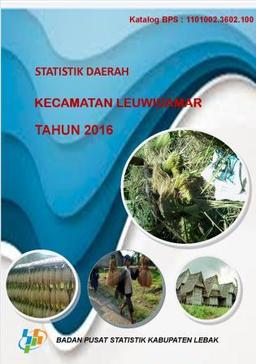 Statistik Daerah Kecamatan Leuwidamar 2016