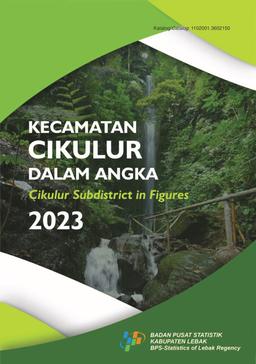 Kecamatan Cikulur Dalam Angka 2023