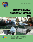 Statistik Daerah Kecamatan Cipanas 2013