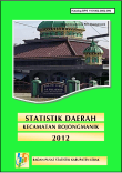 Statistik Daerah Kecamatan Bojongmanik 2012